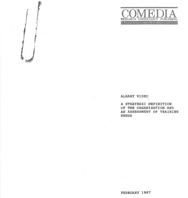 Black and white, type-written report with company logo.